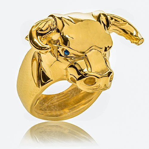 BAGUE TETE DE TAUREAU